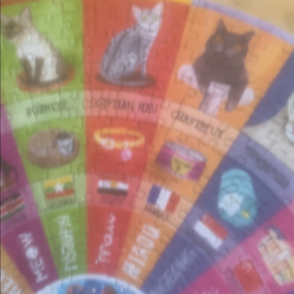 Puzzle by eeboo. 500ct. Cats of the World. - Picture 11 of 12